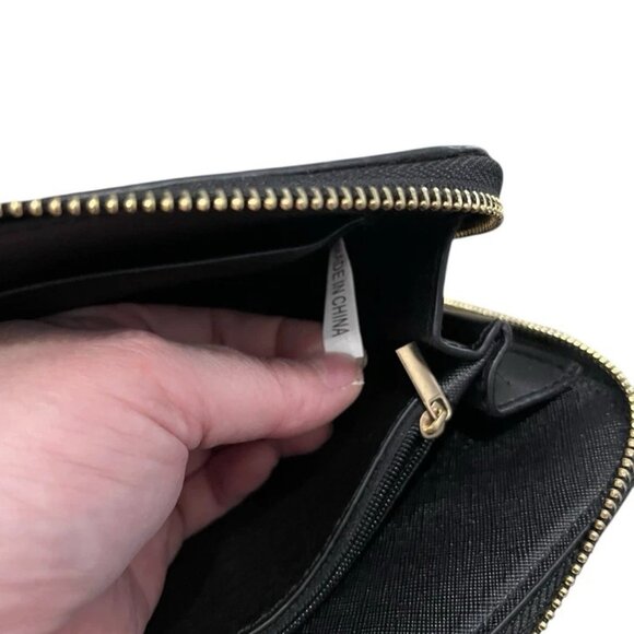 Black Top Handle Purse Ballet Shoes Design Small Zip Bag Cute Novelty Handbag - Picture 6 of 6